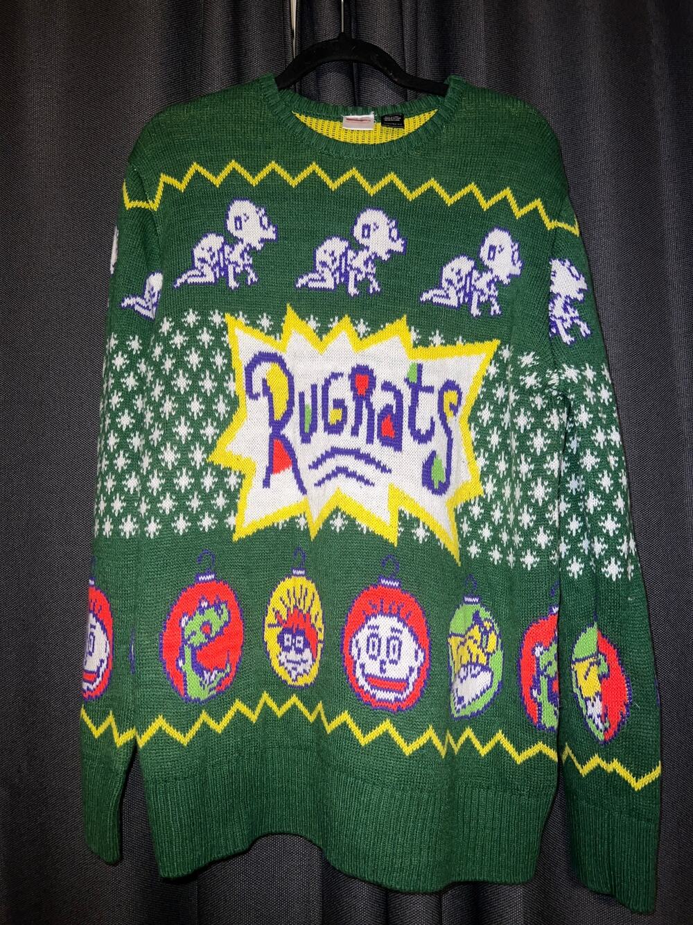 Ugly Christmas Sweater Xmas Size Medium Rugrats Nickelodeon